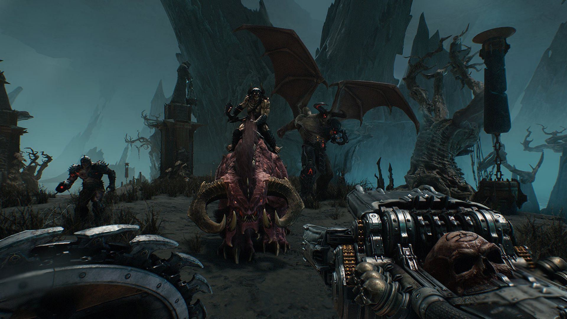 Doom The Dark Ages looks incredible on the Xbox Series X (Image via Bethesda)